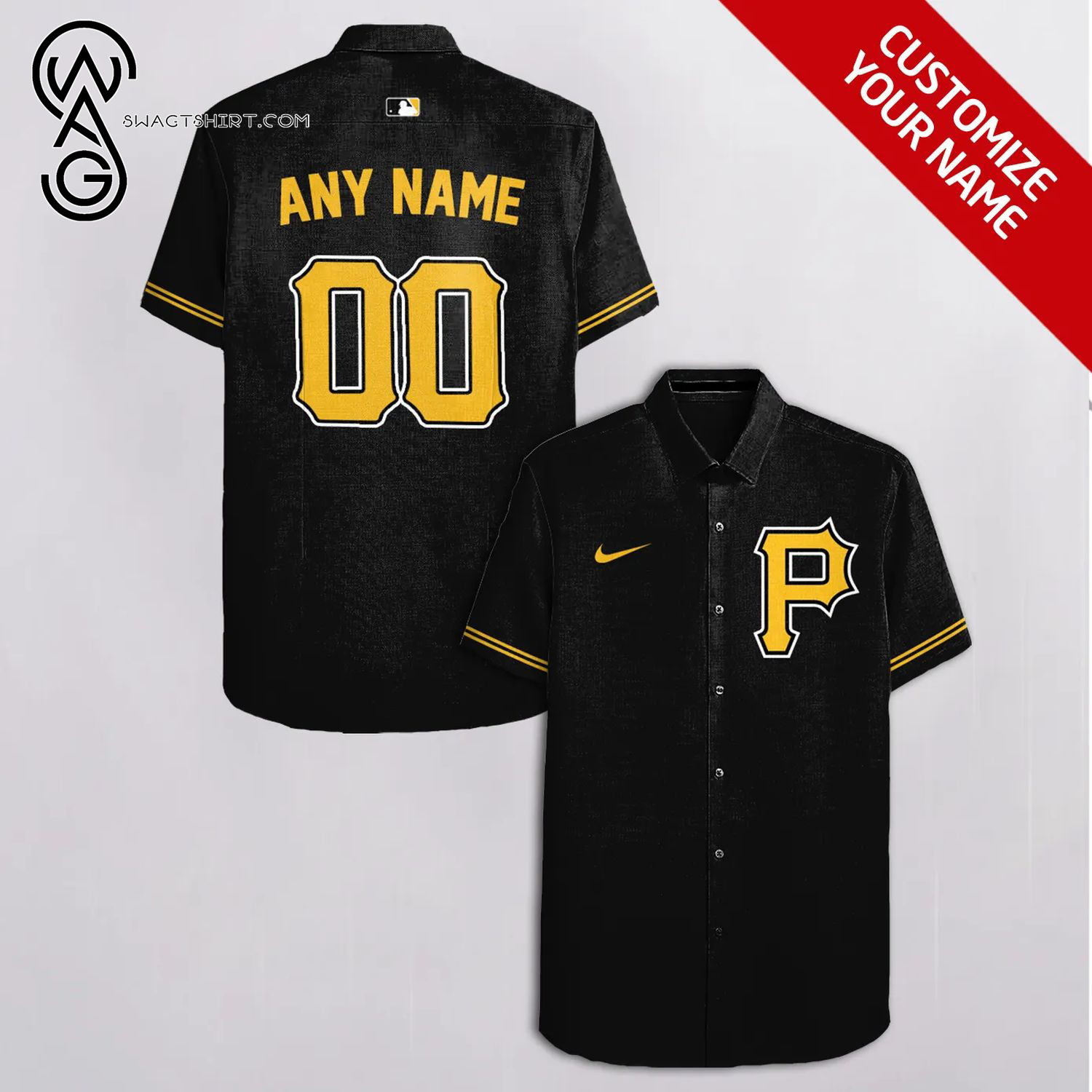 [Top Trending] Pittsburgh Pirates For Fan Full Printing Personalized Hawaiian Shirt